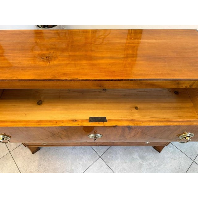 Biedermeier Chest of Drawers in Walnut For Sale - Image 14 of 15