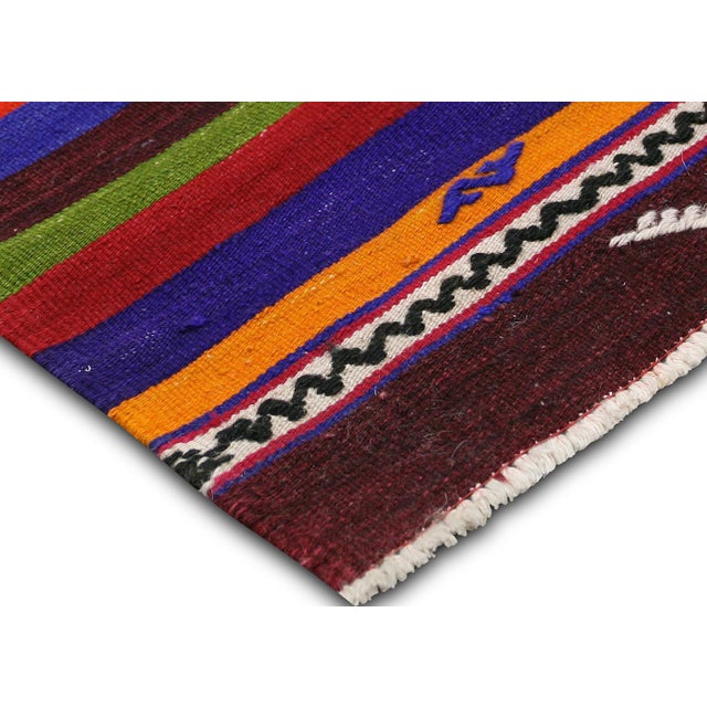 Traditional 1960s Turkish Kilim For Sale - Image 3 of 5