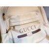 Gucci Logo Cripto Print Leather Ivory 100% Authentic W/ BOX! Unisex Backpack For Sale - Image 16 of 18