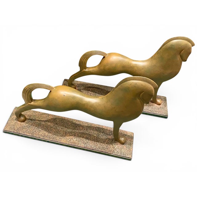 Contemporary Sculptural Horses from Artforum, Set of 2 For Sale - Image 3 of 18