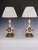 Antique 19th Century Neo-Renaissance Italian Majolica Porcelain Table Lamps, 1890, Set of 2 For Sale - Image 3 of 18