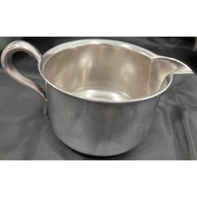 Rare World War II United States Navy Reed & Barton Silver-Plated Wardroom Officers' Mess Service Set - Set of 3 1943-1945 For Sale - Image 10 of 10