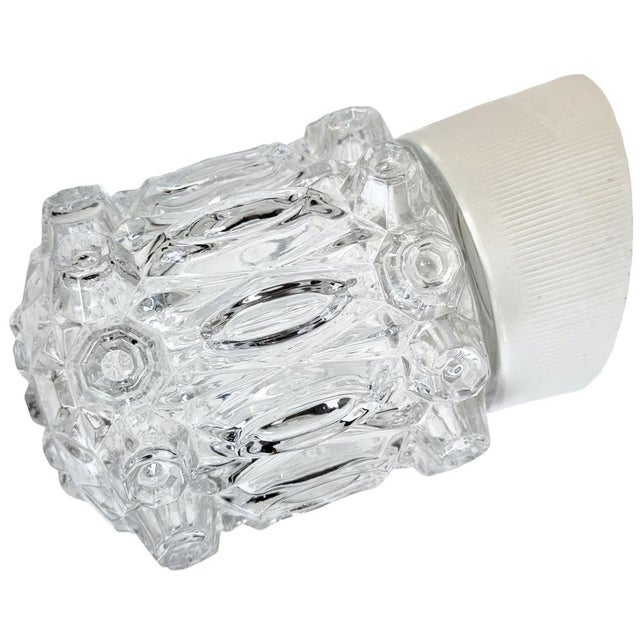 Vintage White Porcelain Wall Light, 1970s For Sale - Image 12 of 12