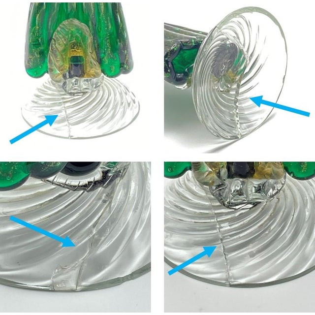 Murano Seguso Vetri D’Arte Male Female Peasant Couple Italian Art Glass 1960s (Pls Read-Repair) For Sale - Image 11 of 18