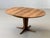 Wood Round Extendable Table in Walnut, 1960s For Sale - Image 7 of 18