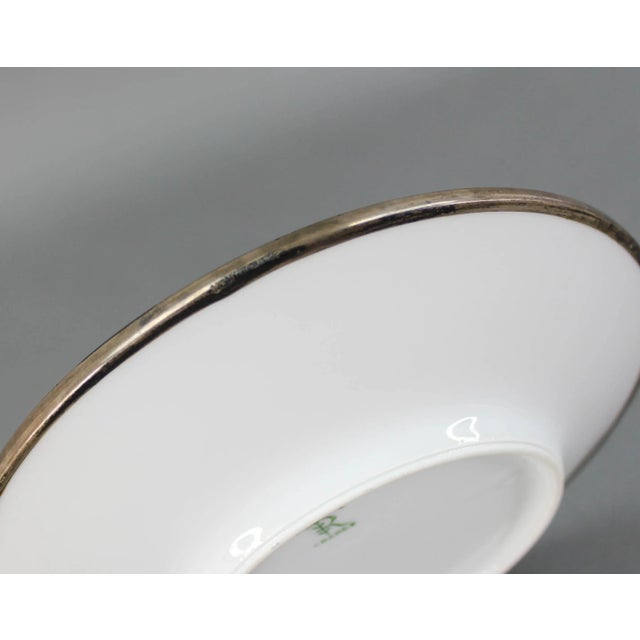Mid 20th Century Raynaud Limoges France Tetard Edite French Sterling Silver Saucer Plate For Sale - Image 5 of 7