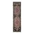 1970s Vintage Handmade Wool Cotton Pink Runner Rug For Sale