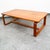 Mid Century Danish Modern Coffee Table Solid Teak Kd Denmark Large Wide Planked For Sale - Image 4 of 12