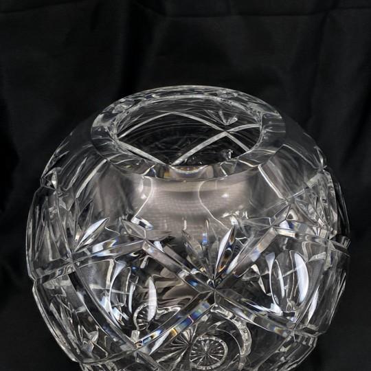 Transparent Waterford Crystal “Rossan” 8-Inch Rose Bowl (With Original Box and Packing Tissue) Vintage For Sale - Image 8 of 18