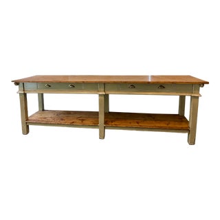 Antique French Baker's Table For Sale