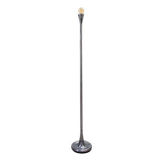 Molla Steel Floor Lamp by Eleonore Peduzzi Riva for Candle, Italy, 1970s For Sale