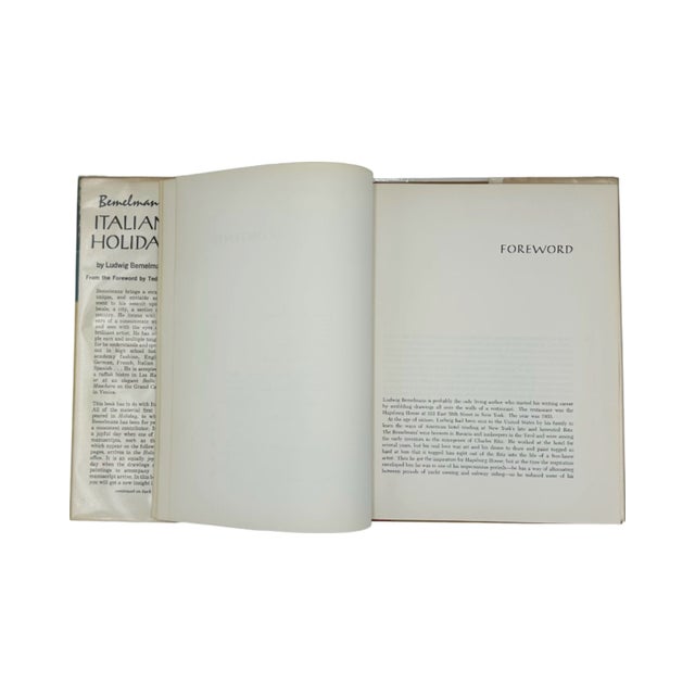 Mid-Century Modern Italian Holiday by Ludwig Bemelmans 1961 Book 1st Edition Hardcover For Sale - Image 3 of 12