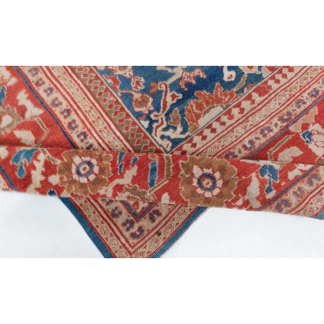 Early 20th Century Persian Sultanabad Rug For Sale - Image 9 of 11