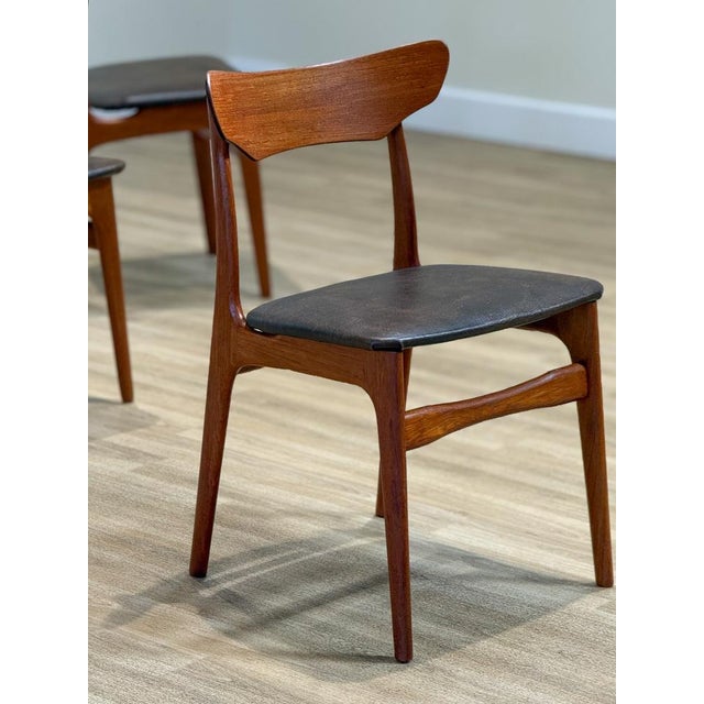 Vintage Danish Teak Dining Chairs by Schiønning & Elgaard for Randers Møbelfabrik, 1960s, Set of 6 For Sale - Image 10 of 15