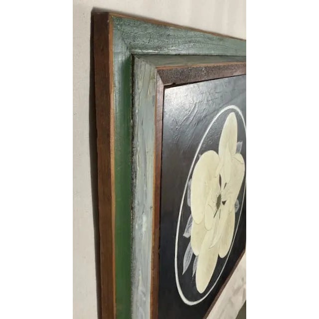 Original Painting Sweet Magnolia, John Klock, Oil on Board 2000 For Sale - Image 4 of 6