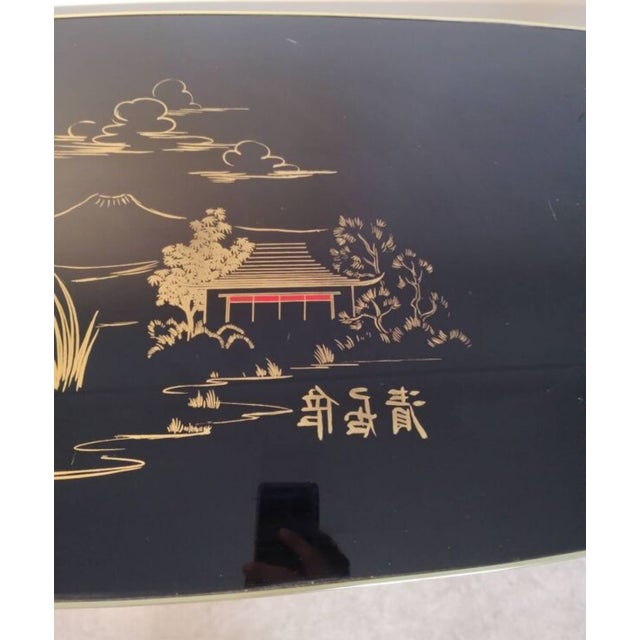 Vintage Japanese-Style Coffee Table, 1960s For Sale - Image 10 of 11