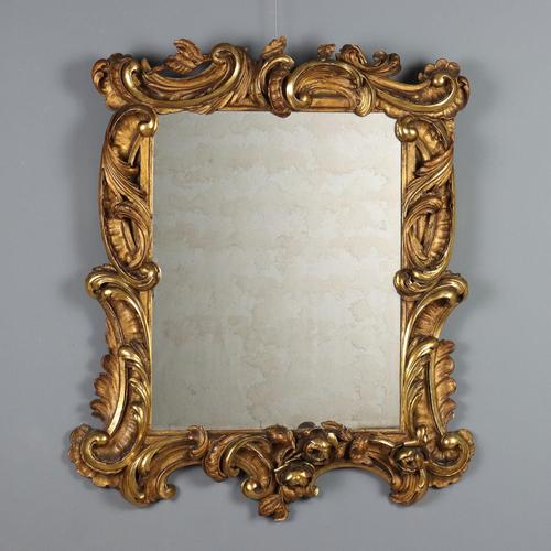 Baroque Style Italian Mirror For Sale - Image 11 of 11