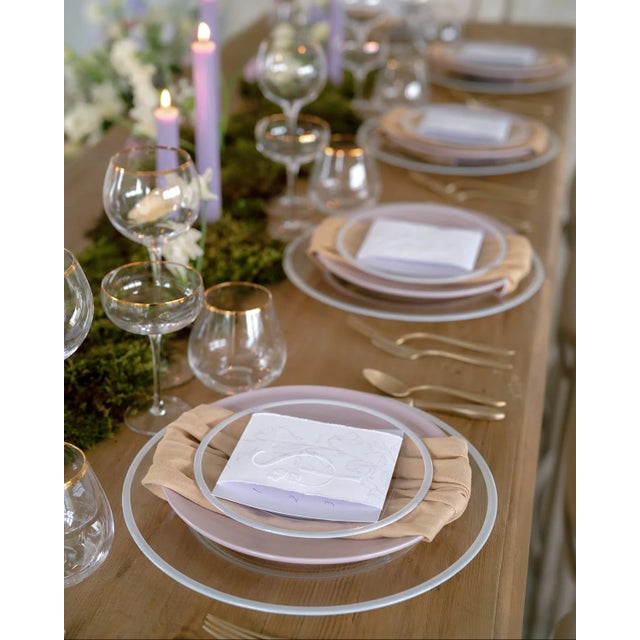 Elevate everyday and formal dining with our Stone Washed Linen Napkins. Made from 100% pure flax linen, each set of four...