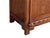 Chinese Moon Face Narrow Wood Grain Brown Drawers Side Table Cabinet For Sale - Image 12 of 16