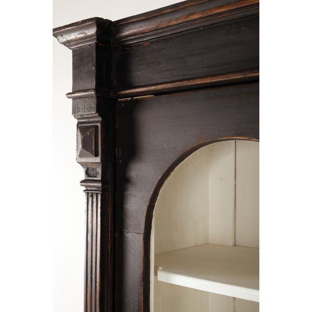 Wood Hand-Painted Pine Display Cabinets, 1880, Set of 2 For Sale - Image 7 of 17