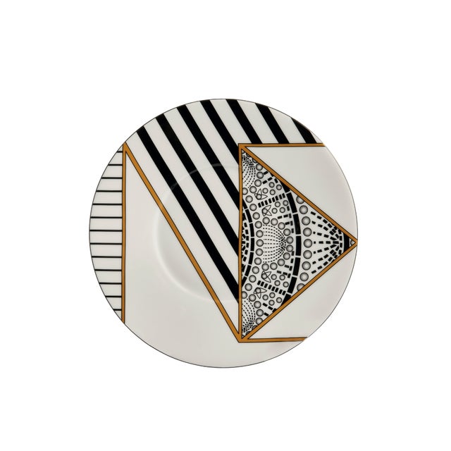 Alina Teacup & Saucer Set of 4 by Nina Magon For Sale - Image 4 of 6