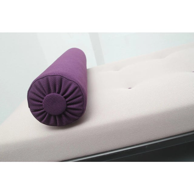 1960s Vintage White & Purple Daybed For Sale - Image 5 of 11