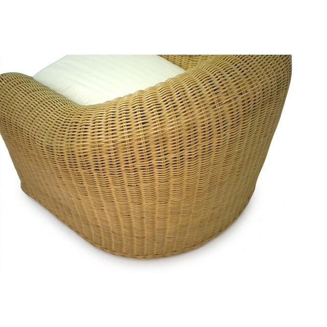 Rattan Outdoor Armchair, 1990s, in Good conditions. Designed 1990 to 1999