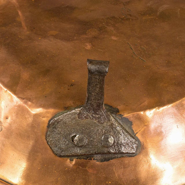 1750s Antique Georgian English Copper Cooking Dish For Sale - Image 11 of 12