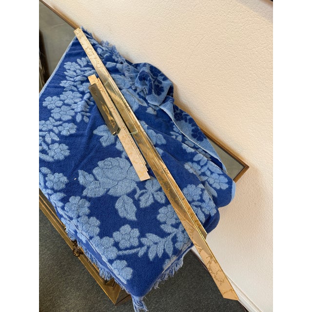 Wood Mid 20th Century Custom Verre Eglomise Three Drawer Dresser For Sale - Image 7 of 12