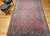 Rose Vintage Persian Tabriz Rug, Hand-Knotted Wool, Allover Herati Pattern, Plum & Blue, 7x10 For Sale - Image 8 of 16