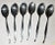 International Silver 1960s Sterling Silver Demitasse Spoons, Set of 6 For Sale - Image 4 of 7