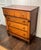 Wood American Empire Curly and Bird’s Eye Maple Chest, Circa 1830. For Sale - Image 7 of 15