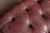 Vintage Humidor Armchair and Rolling Ottoman Set in Burgundy For Sale - Image 17 of 17