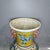 Mid 20th Century Yellow Ground Porcelain Vase With Figural Narrative and Scroll Handles For Sale In New York - Image 6 of 9
