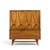 Broyhill Brasilia Mid Century Walnut and Brass Gentleman's Chest Highboy Dresser This gentleman’s chest measures: 44 wide...