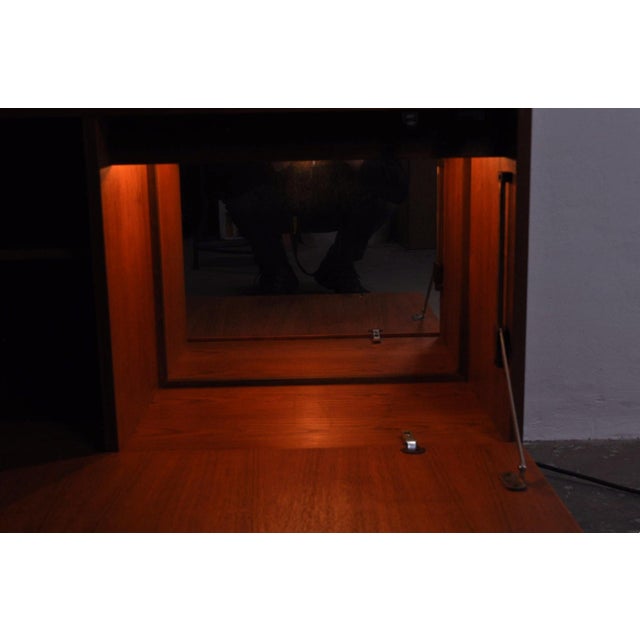 Vintage Danish Medium Highboard in Teak, 1960s For Sale - Image 10 of 11