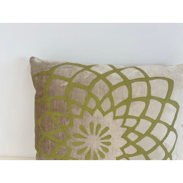 Velvet Throw Pillow by Gabraith & Paul For Sale In Palm Springs - Image 6 of 13