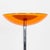 Single Modernist floor lamp. Original Plexiglass shade with chromed metal shaft and base. Dimensions: H:70¾ Diameter Top:...