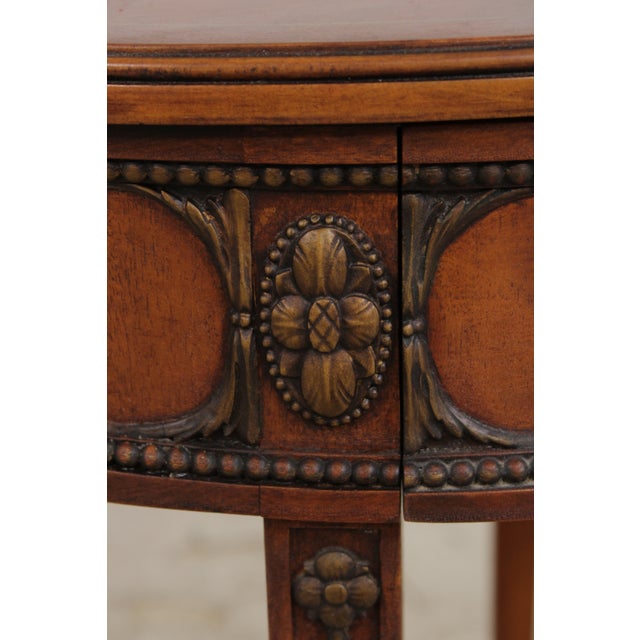 John Widdicomb Vintage Neoclassical Occasional Table For Sale - Image 15 of 16