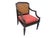 Baker Furniture Company Baker Milling Road “Sheraton” Arm Chair, Campaign Style, Lacquer, Cane For Sale - Image 4 of 10