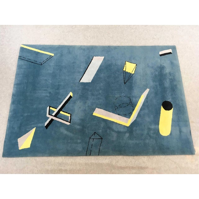 Geometric Wool Rug from Fritsch Design, 1984 For Sale - Image 15 of 15