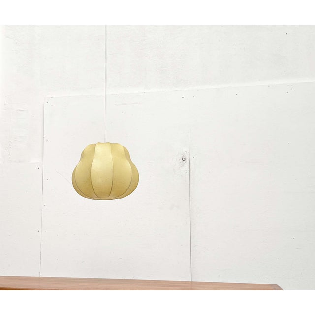 Mid-Century Modern Cocoon Pendant Lamp by Friedel Wauer for Goldkant Leuchten, 1960s For Sale - Image 12 of 18