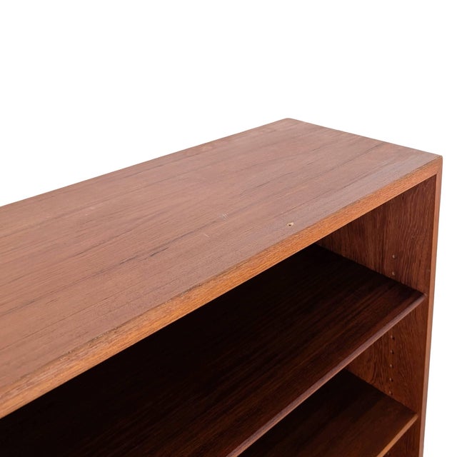 Teak Bookcase by Børge Mogensen for Søborg Møbelfabrik, 1960s For Sale - Image 6 of 11