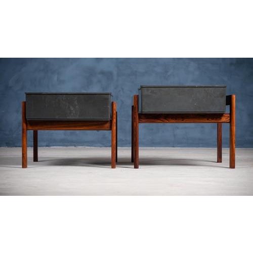 Mid-Century Danish Rosewood Planters, 1960s, Set of 2 For Sale - Image 4 of 14