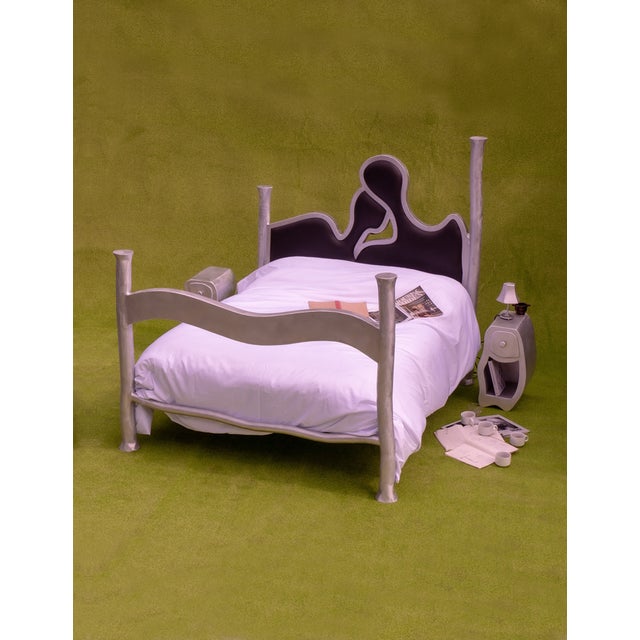 Aluminium Sculptural Bed by Six Dots Design For Sale - Image 6 of 9