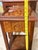 Brown 1950s George Zee & Co. Carved Wood Nesting Tables Set With Glass Tops Buddha For Sale - Image 8 of 12