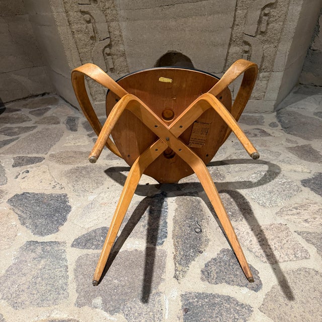 Norman Cherner Molded Plywood Armchair Pretzel for Plycraft Mid-Century For Sale - Image 9 of 15