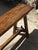 Rustic Rustic Oak Farmhouse Bench, 1950s For Sale - Image 3 of 18