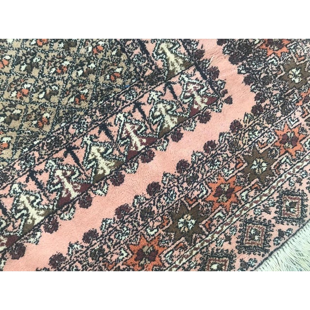 Vintage Rustic Moroccan Rabat Design Rug For Sale - Image 10 of 13