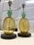 Contemporary scenographic table lamps in Mid-century- modern style. A jewel of Hight italian craftmanship.Blowing glass...